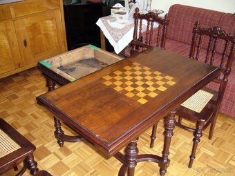 Predám starožitný rozkladací stolík - 5