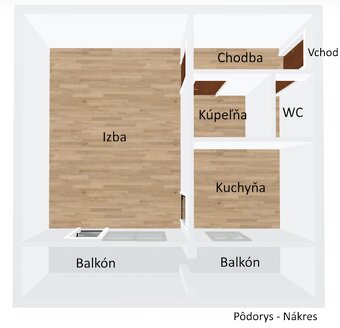 Predaj: Pekný 1-izbový byt, loggia, rekonštrukcia - Dúbravka - 5