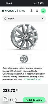 Škoda Stratos 215/55 R17 Disky/Alu/Elektrony,Superb ZimnéPne - 5