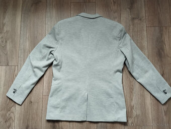 Sivé pánske sako Reserved – veľkosť L (Slim Fit) - 5