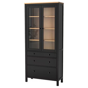 Hemnes IKEA vitrína/knižnica - 5