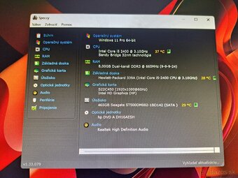 PC Zostava Intel Core i5 3.10GHz/8GB DDR3/500GB +22´Monitor - 5