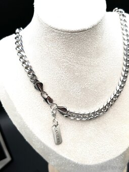 Cavalier Prestige Cuban Set, silver (chain + bracelet) - 5