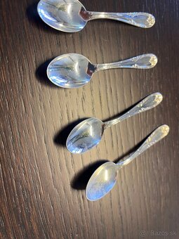 Starožitná strieborná lyžička - 5