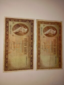 BANKOVKY 500 KČS, VZÁCNÉ SÉRIE, NEPERFOROVANÉ - 5