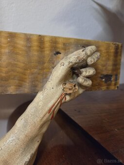 Drevený kríz s jezisom drevenym - 5