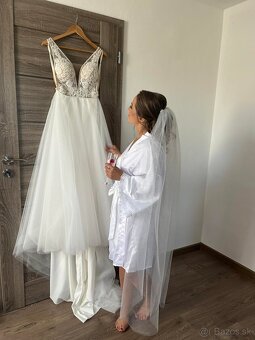 Predám svadobné šaty - úprava v cene 💍 - 5
