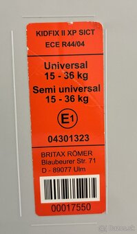 Autosedačka Britax Römer Kidfix II XP SICT - 5