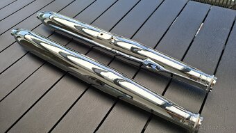 Chromované výfuky kyvacka, panelka, perak - 5