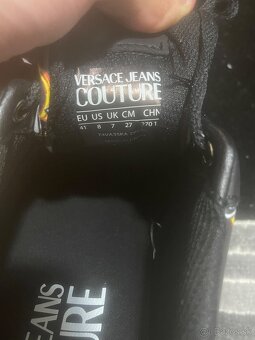 Versace Jeans Couture  veľkosť 41  Sneakersy 74VA3SKA Čierna - 5