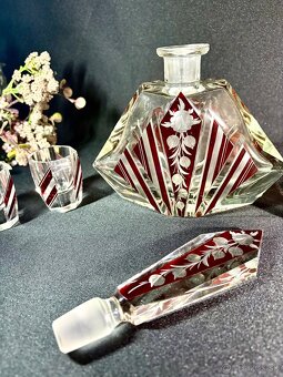 Karafa a 4 poháre Palda 1930 - 5