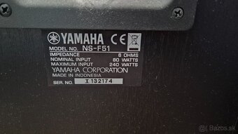 Resiver RN 301, CD Yamaha S300 a Repro suprava Yamaha NS-F50 - 5