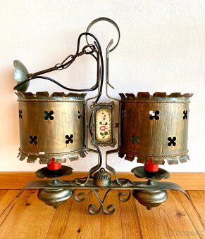 Starý mohutný lustr - 5