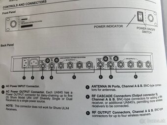 Predám anténny distribútor 470MHz- 950MHz - 5