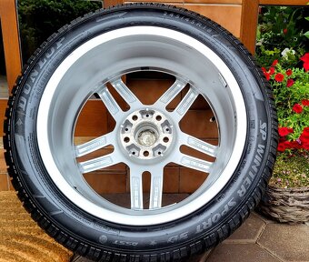 alu R18 5x112, zimné pneu 245/45 RFT, nové BMW rada 5 - 5