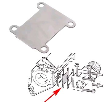 ALFA ROMEO,FIAT zaslepky EGR - 5