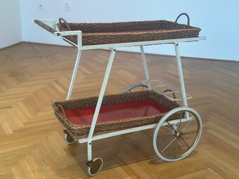 Predám secesný barový vozík - 5