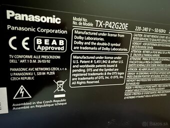 TV Panasonic P42G20E - 5