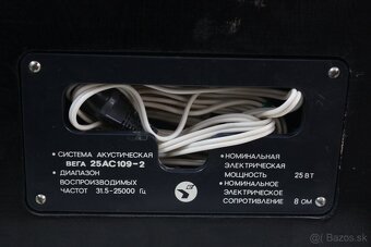 Predám Ruske repro VEGA 25  AC109-2 /// v-60 cm/// - 5