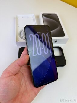 Predam vymenim Iphone 15 Pro Max 256GB čierny - 5