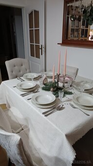 starý ľanový obrus - 5