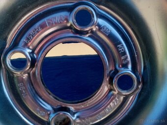 Rezervne koleso opel 4x100 R15 195 60 r15 ako nove - 5