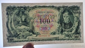 100 Kč 1931 séria Jc neperforovaná, UNC - 5