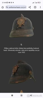 Predám starú hasičskú helmu zo začiatku 20 rokov - 5