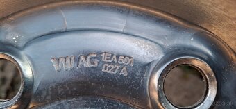 Originálny plechový disk na rezervu Volkswagen 5x112 R18 - 5