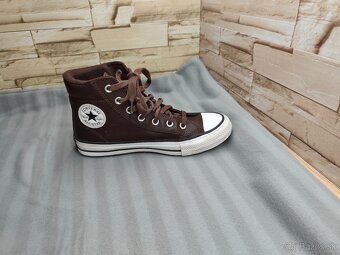 Converse 39 - uni hnedé kožené topánky - 5