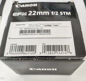Canon EF-M 22 мм f/2 - 5
