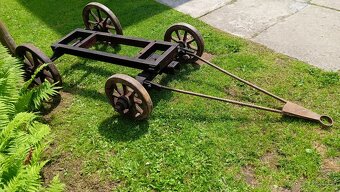 Starožitný veterán Stacionárny motorový vozík - 5