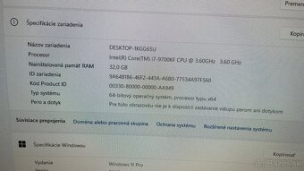 Pc herny i7 9700 rtx 2060 32gb ram - 5