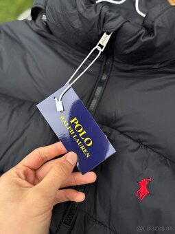 Unisex zimná černá bunda značky Polo Ralph Lauren veľkosť: - 5