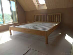 Masívna dubová posteľ Lucia + 2 stolíky zdarma - 5