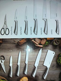 Sada  kuchynskych nožov - 5