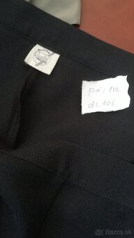 Čierny dámsky kostým +2 nohavice, sukňa, rifle - 5