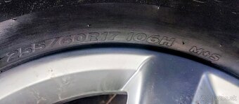 Disky na VW Touareg R17+pneumatiky celoročné - 5