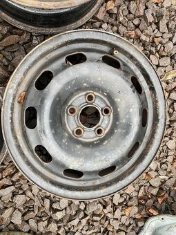 Predám 4ks plechové disky 5x100 R15 - 5