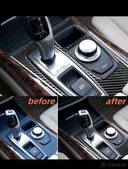 BMW X5 e70, X6 e71 - Carbon dekor - 5