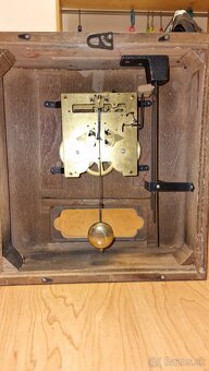 Nástenné staré art deco hodiny Chronotechna - 5