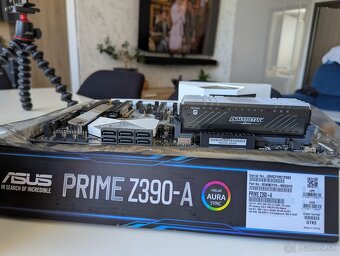 Combo MB + CPU 9700k + 32 GB RAM + 256 GB NVMe DISK + ZDROJ - 5