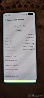 Samsung galaxy s10plus 8/128 dual plne funkčný. displej pošk - 5