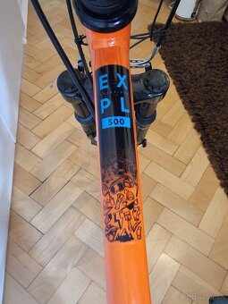 Detský bicykel Expl 500 20" 6-9 rokov oranžový - 5