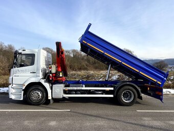 Mercedes AXOR 3-stranný sklápač Hydraulická ruka - 5