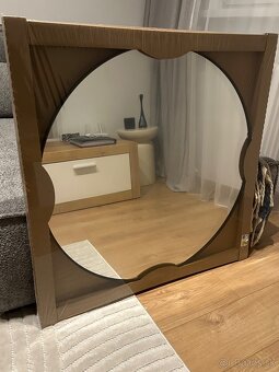 NOVÉ - zrkadlo 80 cm LINDBYN // IKEA 2 kusy - 5
