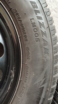 SADA DISKOV 5X112 PNEU.BRIDGESTONE 215/60R16 99H - 5