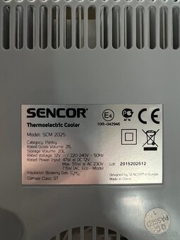 Autochladnička Sencor 20l 230V/12V - 5