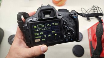 Zrkadlovka Canon EOS600D + objektív 18-55mm - 5