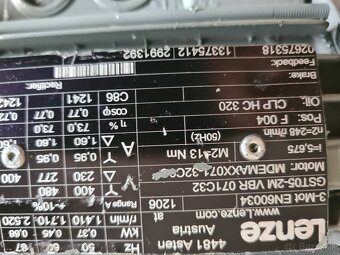 Predám priamu a šnekové prevodovky SEW - 5